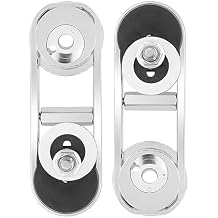 Adjustable Mirror Relocation Brackets Fit for Harley Touring Street Glide FLHX 14-2025 Mirror Mount Extension Kit Chrome