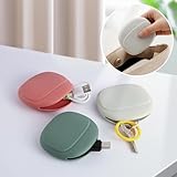 3 Pcs Silicone Headphone Organizer – Data Cable Storage Case, Portable Wired Headphone Organizer for Cell Phone Accessories