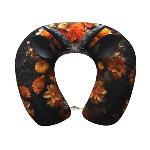 Almohada de cuello U espuma viscoelástica 30x25 cm