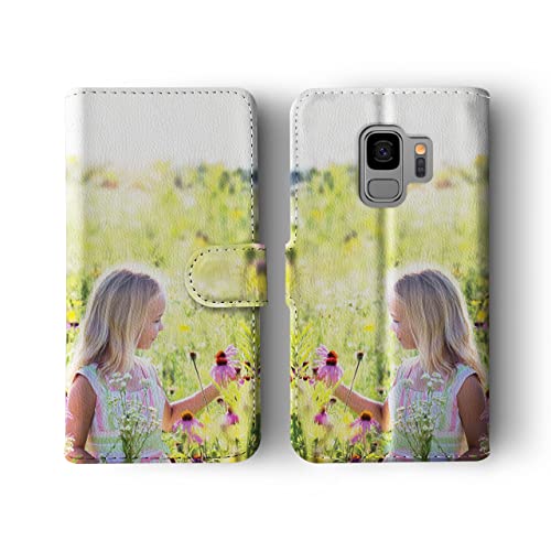 Tirita Personalised Custom Photo Wallet Flip Phone Case Compatible with Samsung Galaxy S7 Edge - [01- Single Photo]