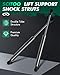 SCITOO Trunk Lift Supports Replacement Struts Gas Springs Shocks Fit for Infiniti G37 3.7L 2008-2013