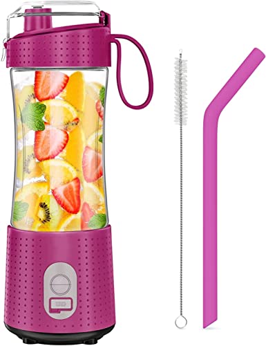 Personal Size Blender Smoothies And Shakes, Aoozi Portable Blenders, Mini Blender Usb Rechargeable, Handheld Blender Sports,Travel And Home #TOP12