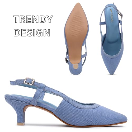 Image of TRASE Heels Sandals for Women, Flashy Stylish & Comfortable Footwear