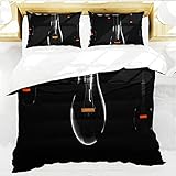 🛌【3D unique pattern】: This quilt cover adopts 3D digital printing technology, the pattern is clear, the color is fashionable and full of vitality, while illuminating your room, it also adds vitality to your room and brings some colorful fun to your life.