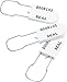 Brady 95174 White, PadLock Plastic Seals (100 Seals)
