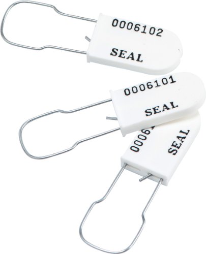 Brady 95174 White, PadLock Plastic Seals (100 Seals)