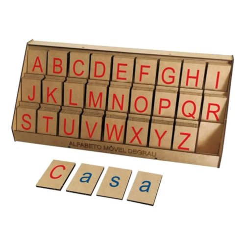 Alfabeto móvel letras em MDF Alfabeto móvel letras em MDF