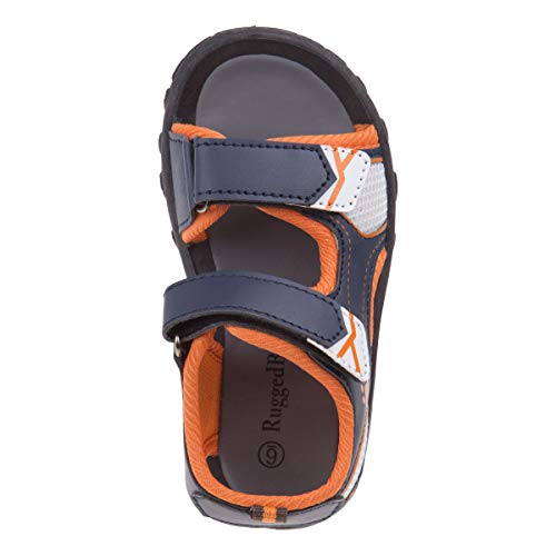 Image of Rugged Bear Kids Boys Girls Open-Toe Outdoor Sport Water Sandals - beach pool slide adjustable strap shoes athletic summer (Toddler /Little Kid /Big Kid)