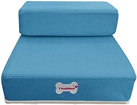 Rutexc 折りたたみ式二層階段、ペット用ステップ、二層ペット用登りバリアフリーステップ