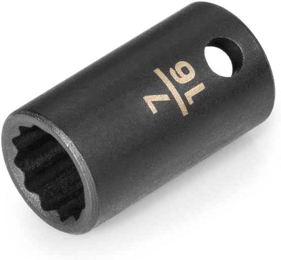 TEKTON 3/8 Inch Drive x 7/16 Inch Shallow 12-Point Impact Socket | SID12211