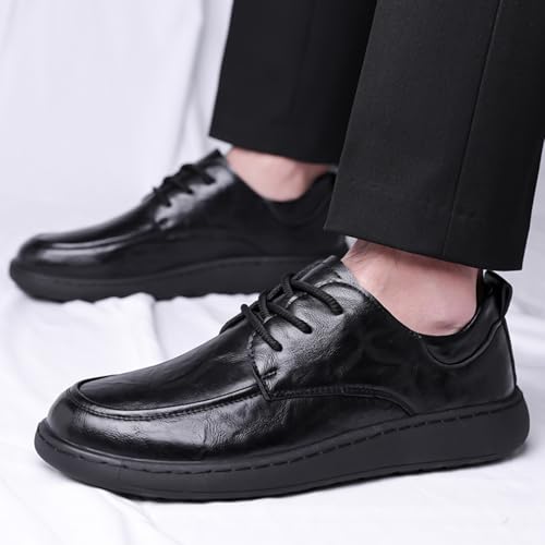 Men's Business Formal Leather Shoes, Men's Casual Office Shoes, Men's Thick - Soled lace - up Comfortable Oxford Formal Gentleman Shoes3