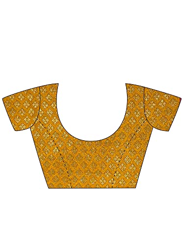Image of AKHILAM Women's Organza Woven Zari Border Designer Saree With Unstitched Blouse Piece (ZOYA5410 PL Parent)