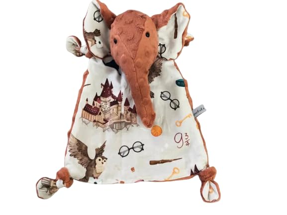 Doudou éléphant Harry marron le cadeau de naissance idéal