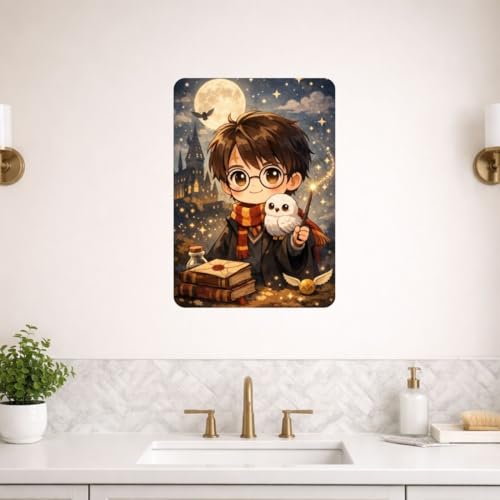 Image of Zesta Bathroom Decor Items Washroom Decor Tin Sign | Aesthetic Posters Wall Poster for Bedroom | Magnetic Cafe Decoration Items /Restaurant Decorations Items | Quirky Home Decor Bar Accent (HP (2))