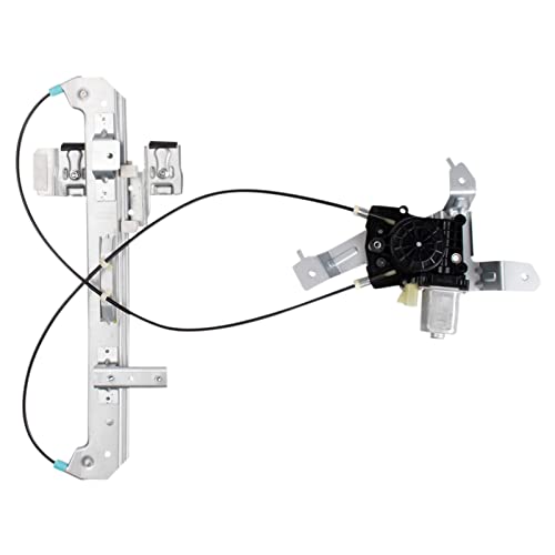 Image of TRQ Rear Left Power Window Regulator & Motor Assembly Drivers Side Compatible with 2002-2006 Cadillac Escalade 2000-2006 Chevrolet Tahoe GMC Yukon