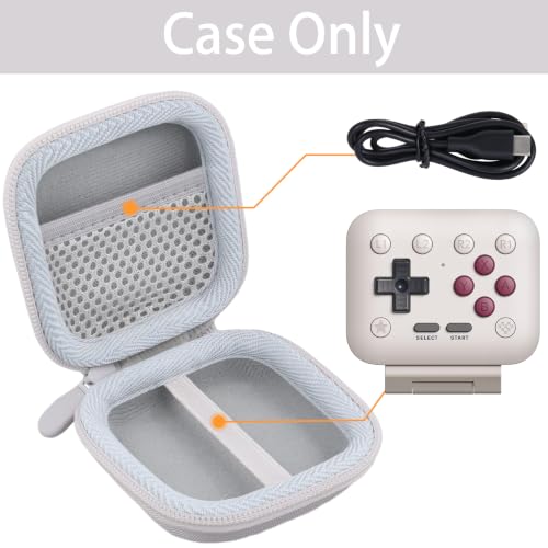 Image of Aenllosi Hard Case for 8BitDo FlipPad Mobile Gaming Controller, White