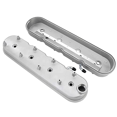 Tektall Ls Cast Aluminum Valve Covers With Coil Mounts Compatible With Che-Vy Small Block V8 293 325 346 364 376 427 #TOP5