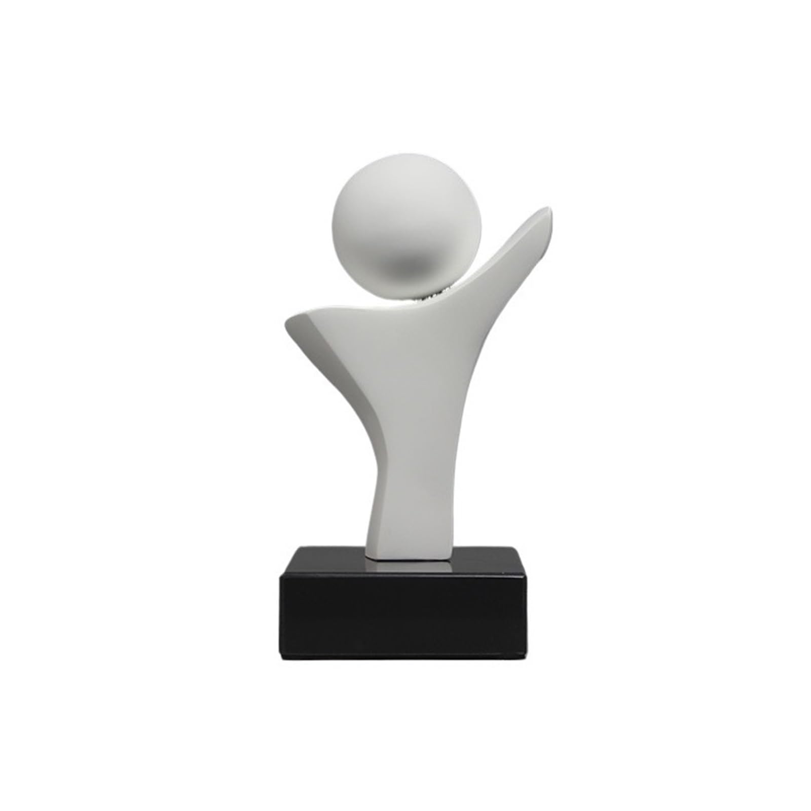 WANGHAI-666 Statue Decor Sculptures, Decorative Items Abstract Art Pieces Living Room TV Cabinets Study Decorations(White)