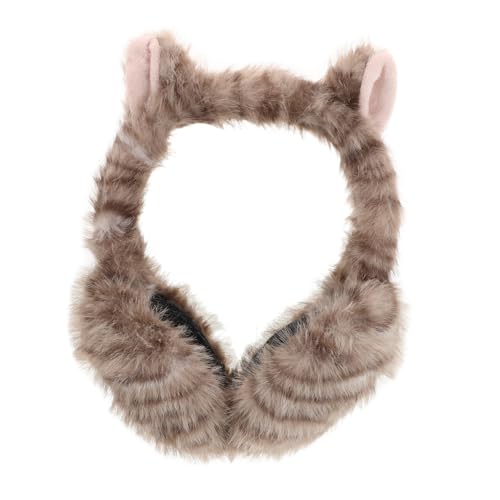 NOLITOY Winter Ear Muffs for Boys and Girls Men Plush Comfortable Unisex Cartoon Ear Warmers Lightweight for Cold Outdoors