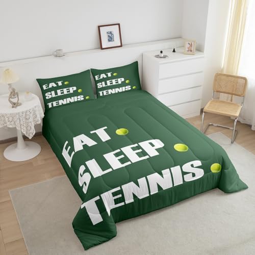Image of Feelyou Tennis Comforter Set Full Size Bedding Set for Girls Boys