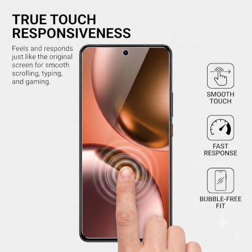 Image of Tempered Glass for Realme GT 7 and GT 7T | 9H Hardness Screen Protector | HD Clear | Bubble Free Installation | Anti Scratch | Oleophobic Coating | Case Friendly