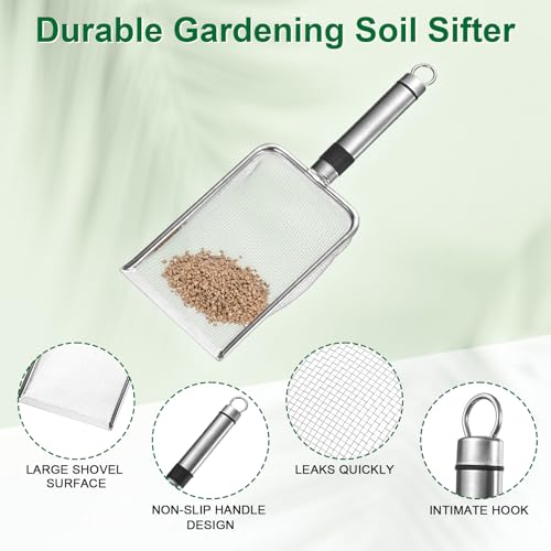 M METERXITY Colador de Suelo para Jardín 2 mm Acero Inoxidable miniatura 2