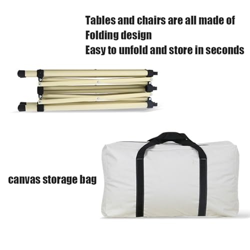 Ensemble table et chaises de camping pliantes pour pique-nique idéal