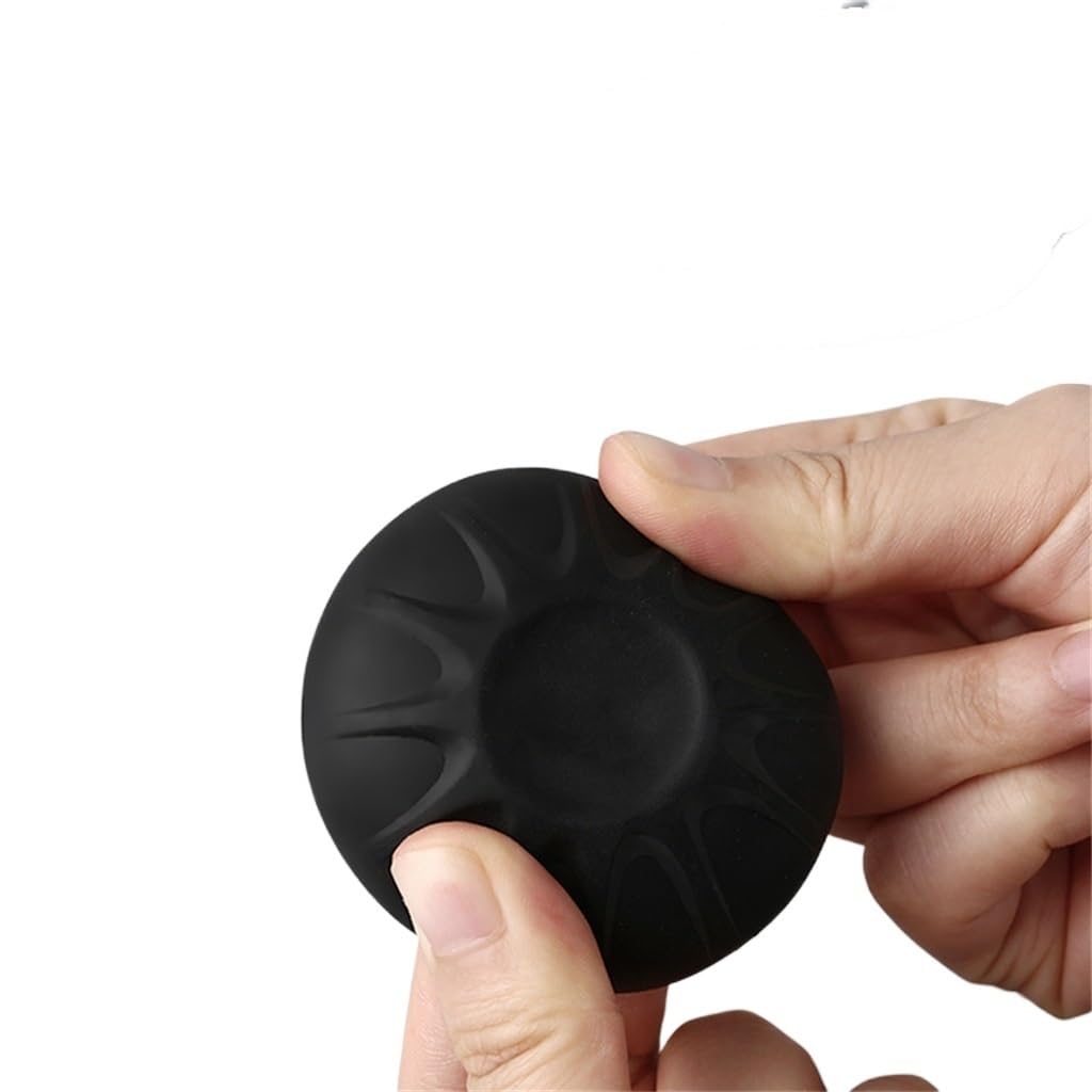 Tope de silicona para parachoques de puerta, sin perforación, mango fijo de succión de pared
