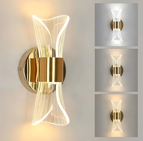 Image of Modern LED Decorative Wall Lamp | Artistic Metal Wall Light for Home Decor | Elegant and Energy-Efficient Lighting Fixture for Bedroom, Living Room, Hallway & Staircase | Modern Accent