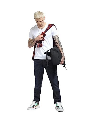 Image of JACK & JONES Men's Striped Slim Fit Crew Neck T-Shirt