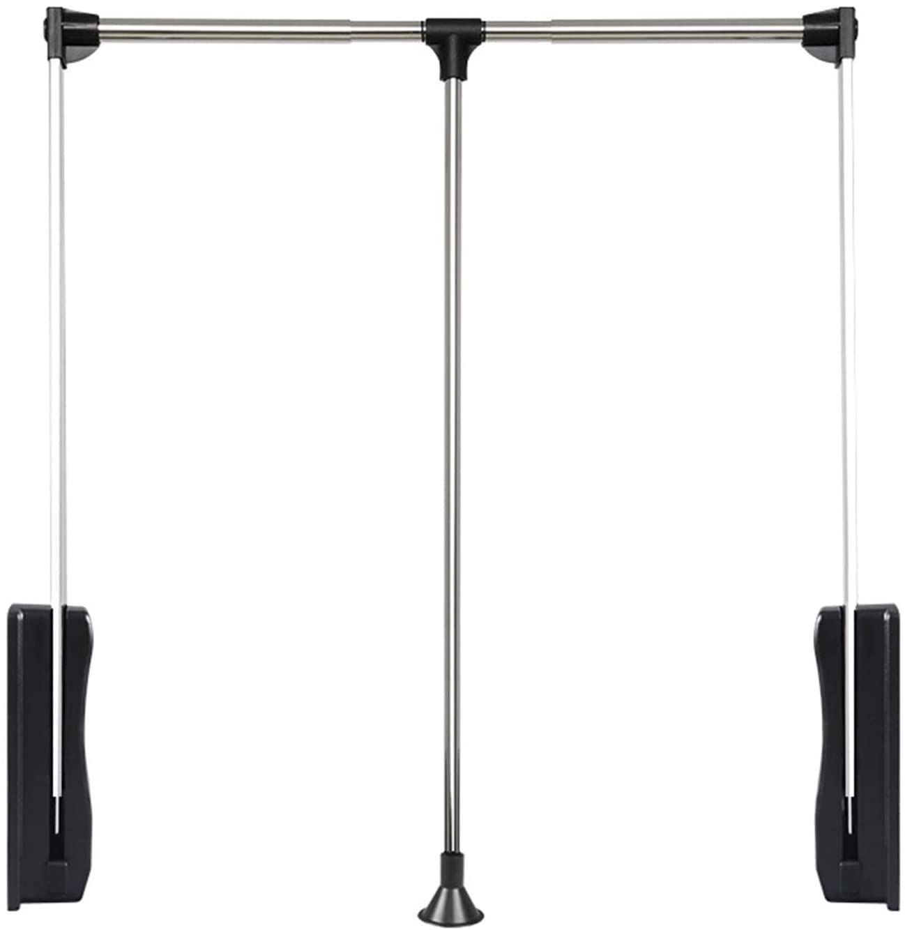 Barre de penderie extensible en aluminium anodisé haute résistance