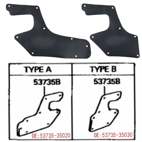 Guardabarros para Toyota 4Runner N180 de alta calidad con sellos de goma dura 7