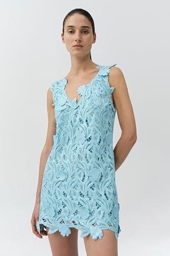 SIMKHAI, Raina Embroidered Sequin Mini Dress — view 3