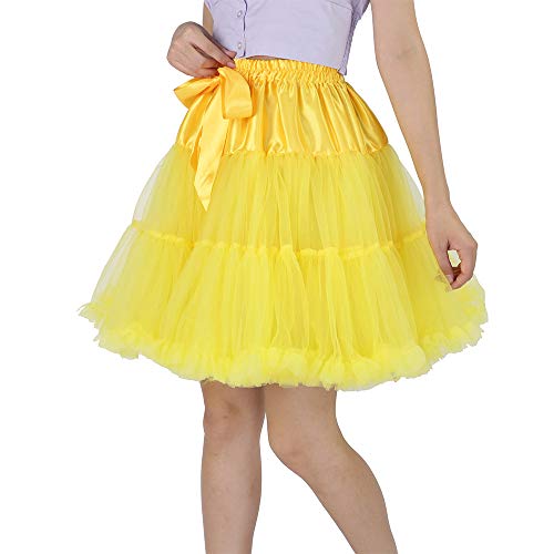 Image of Tutu Skirt as Well as Petticoat above Knee Underskirt Tulle Crinoline slip