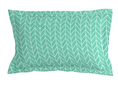 Image of RD TREND Presents Luxurious Cotton Super Soft 144 TC 360 Elastic Fitted Bedsheets for Single Bed Size (72 x 48 x 8 Inch) with 1 Pillow Cover Size (28 x18 Inch) Green