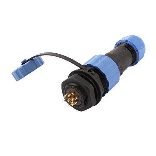 Conector Aviación Impermeable SD16 16mm 7 Pines miniatura 1