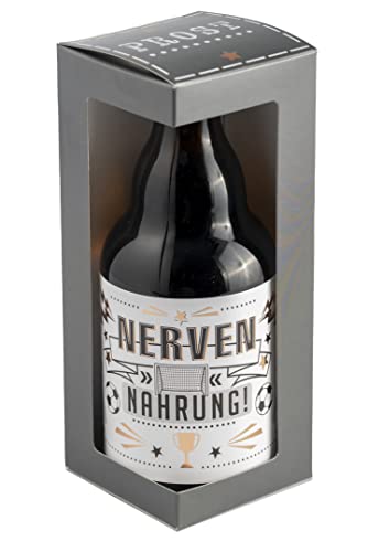 Jack`s Bierflasche Fußball \"Nervennahrung\" mit Geschenkverpackung 0,33 l/Männergeschenk/Zum Geburtstag/Party/Fußball Jack`s Bierflasche Fußball \"Nervennahrung\" mit Geschenkverpackung 0,33 l/Männergeschenk/Zum Geburtstag/Party/Fußball