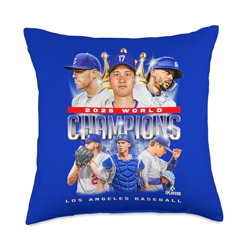 2025 World Champions | Los Angeles LA Series Finals Merch Throw Pillow