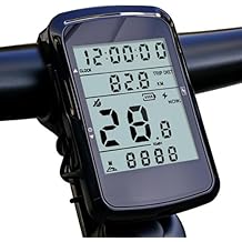 GPS Bike Computer, Wireless Cycling Computer with 2.4 Screen, Backlight, Bike Odometer Speedometer, 28H & 1200mAh, Type C Rechargeable