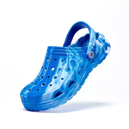 Image of Kids Boys&Girls Black Camouflage Clogs Children's Beach Shoes Classic Marbled Tie Dye Clog Little Kid