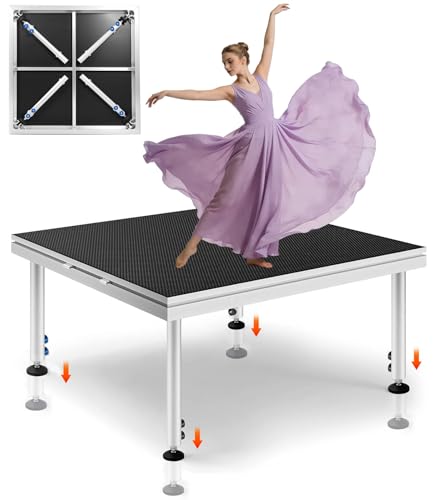 4x4 Adjustable Aluminum Stage Riser