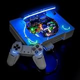 LocoLee Light kit for Lego PlayStation 72306, LED Lighting Accessories for LEGO 72306 for Display Collectors, Model Not Included Only Light Kit