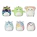 Squishmallows Over The Rainbow Squad Axolotl Set of 6 Mini 5