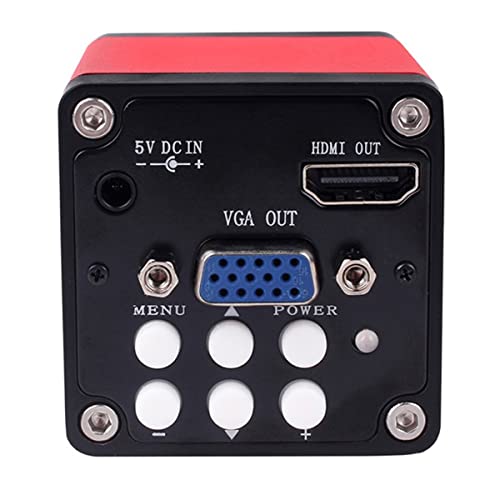 顕微鏡観察 HDMI VGA 13MP単眼顕微鏡デジタルカメラ調節可能な130xレンズ56 導いたライトスーツ(13MP Camera)