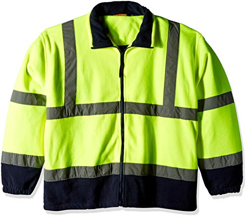 Top Rated Portwest UF301YNRXXXL Regular Fit Hi-Vis Two Tone Fleece, 3X-Large, Yellow/Navy