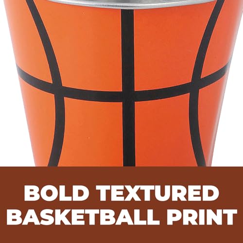 2 3/4" x 3 1/2" Mini Metal Basketball Pails - 12 Pc. by Fun Express - Used condition - Image 2