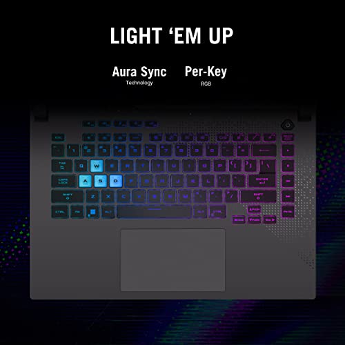 ROG Strix G15 (2022), 15" 16:10 FHD 144 Hz, GeForce RTX 3050, AMD Ryzen 7 6800H/HS, 16 GB DDR5, SSD PCIe 512 GB, Wi-Fi 6E, Windows 11, G513RC-ES73, Grigio eclissi - Notebook - Immagine 6