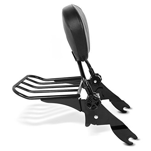 Sissy Bar mit Gepäckträger für Harley Davidson Street Glide Special 15-23 schwarz
