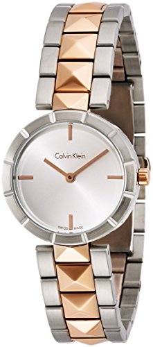 - Colore della cassa: Argento Calvin Klein donna-Orologio da polso al quarzo in acciaio inox K5T33BZ6