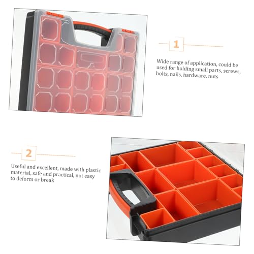 Rangement vis boulons écrous compartiments plastique transparent - 5